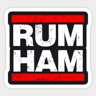 RUM HAM Sticker